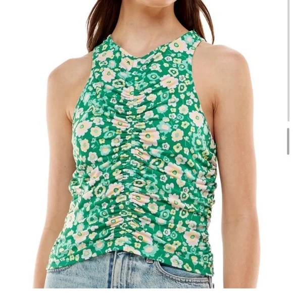 WAYF Main Squeeze Ruched Tank - Picture 2 of 8